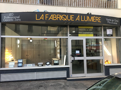 image devanture la fabrique à lumiere